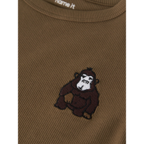 NAME IT Rib Bluse Rasmus Sepia
